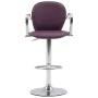 Kitchen stools with armrests 2 pcs purple synthetic leather by vidaXL, Kitchen stools - Ref: Foro24-249708, Price: 159,64 €, ...