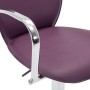 Kitchen stools with armrests 2 pcs purple synthetic leather by vidaXL, Kitchen stools - Ref: Foro24-249708, Price: 159,64 €, ...