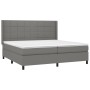 Cama box spring colchón y luces LED tela gris claro 200x200 cm de vidaXL, Camas y somieres - Ref: Foro24-3138342, Precio: 726...