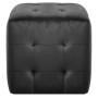 Pouf 2 Einheiten schwarzer Samt 30x30x30 cm von vidaXL, Osmanen - Ref: Foro24-278386, Preis: 80,80 €, Rabatt: %