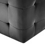 Pouf 2 Einheiten schwarzer Samt 30x30x30 cm von vidaXL, Osmanen - Ref: Foro24-278386, Preis: 80,80 €, Rabatt: %