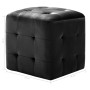 Pouf 2 Einheiten schwarzer Samt 30x30x30 cm von vidaXL, Osmanen - Ref: Foro24-278386, Preis: 80,80 €, Rabatt: %