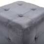 Pouf 2 units artificial suede gray 30x30x30 cm by vidaXL, Ottomans - Ref: Foro24-278383, Price: 80,92 €, Discount: %