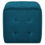 Pouf 2 units blue velvet 30x30x30 cm by vidaXL, Ottomans - Ref: Foro24-278384, Price: 76,24 €, Discount: %