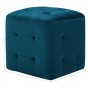 Pouf 2 units blue velvet 30x30x30 cm by vidaXL, Ottomans - Ref: Foro24-278384, Price: 76,24 €, Discount: %