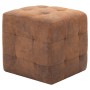 Pouf 2 Einheiten braunes Kunstleder 30x30x30 cm von vidaXL, Osmanen - Ref: Foro24-278382, Preis: 80,80 €, Rabatt: %