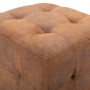 Pouf 2 Einheiten braunes Kunstleder 30x30x30 cm von vidaXL, Osmanen - Ref: Foro24-278382, Preis: 80,80 €, Rabatt: %