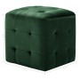 Pouf 2 Einheiten grüner Samt 30x30x30 cm von vidaXL, Osmanen - Ref: Foro24-278387, Preis: 76,42 €, Rabatt: %