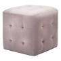 Pouf 2 units pink velvet 30x30x30 cm by vidaXL, Ottomans - Ref: Foro24-278388, Price: 76,13 €, Discount: %