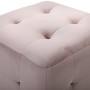 Pouf 2 units pink velvet 30x30x30 cm by vidaXL, Ottomans - Ref: Foro24-278388, Price: 76,13 €, Discount: %