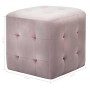 Pouf 2 units pink velvet 30x30x30 cm by vidaXL, Ottomans - Ref: Foro24-278388, Price: 76,13 €, Discount: %