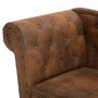 Brown faux suede leather daybed by vidaXL, Daybeds - Ref: Foro24-281278, Price: 416,35 €, Discount: %