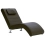 Diván de cuero sintético con almohada marrón de vidaXL, Divanes - Ref: Foro24-281279, Precio: 207,20 €, Descuento: %