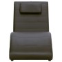 Diván de cuero sintético con almohada marrón de vidaXL, Divanes - Ref: Foro24-281279, Precio: 207,20 €, Descuento: %