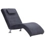 Diván con almohada de piel de ante artificial gris de vidaXL, Divanes - Ref: Foro24-281283, Precio: 194,80 €, Descuento: %