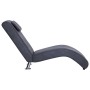 Diván con almohada de piel de ante artificial gris de vidaXL, Divanes - Ref: Foro24-281283, Precio: 194,80 €, Descuento: %