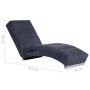 Gray Faux Suede Leather Massage Daybed by vidaXL, Daybeds - Ref: Foro24-281300, Price: 269,60 €, Discount: %