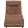 Daybed with brown faux suede leather pillow by vidaXL, Daybeds - Ref: Foro24-281282, Price: 241,78 €, Discount: %