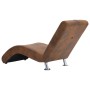 Daybed with brown faux suede leather pillow by vidaXL, Daybeds - Ref: Foro24-281282, Price: 241,78 €, Discount: %