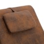 Daybed with brown faux suede leather pillow by vidaXL, Daybeds - Ref: Foro24-281282, Price: 241,78 €, Discount: %