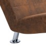 Daybed with brown faux suede leather pillow by vidaXL, Daybeds - Ref: Foro24-281282, Price: 241,78 €, Discount: %