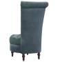 Silla de respaldo alto de terciopelo verde de vidaXL, Sillones - Ref: Foro24-281378, Precio: 272,99 €, Descuento: %