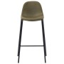 Kitchen stools 2 units brown fabric by vidaXL, Kitchen stools - Ref: Foro24-281529, Price: 110,64 €, Discount: %