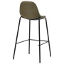 Kitchen stools 2 units brown fabric by vidaXL, Kitchen stools - Ref: Foro24-281529, Price: 110,64 €, Discount: %