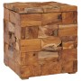 Solid teak wood storage stool by vidaXL, Folding stools and chairs - Ref: Foro24-281654, Price: 138,42 €, Discount: %