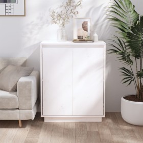 Solid white pine wood sideboard 60x34x75 cm by vidaXL, Sideboards - Ref: Foro24-813346, Price: 66,55 €, Discount: %