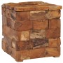 Solid teak wood storage stool by vidaXL, Folding stools and chairs - Ref: Foro24-281654, Price: 138,42 €, Discount: %