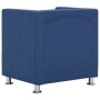 Blue fabric cube armchair by vidaXL, Armchairs - Ref: Foro24-282147, Price: 169,99 €, Discount: %