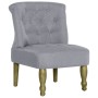 French armchair in light gray fabric by vidaXL, Armchairs - Ref: Foro24-282123, Price: 115,80 €, Discount: %