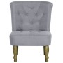 French armchair in light gray fabric by vidaXL, Armchairs - Ref: Foro24-282123, Price: 115,80 €, Discount: %