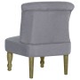 French armchair in light gray fabric by vidaXL, Armchairs - Ref: Foro24-282123, Price: 115,80 €, Discount: %