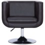 Sillón giratorio de cuero artificial marrón de vidaXL, Sillones - Ref: Foro24-282120, Precio: 152,04 €, Descuento: %