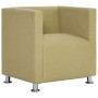 Sillón en forma de cubo de tela verde de vidaXL, Sillones - Ref: Foro24-282148, Precio: 147,02 €, Descuento: %