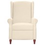 Cream Fabric Recliner by vidaXL, Armchairs - Ref: Foro24-282209, Price: 210,49 €, Discount: %