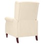 Cream Fabric Recliner by vidaXL, Armchairs - Ref: Foro24-282209, Price: 210,49 €, Discount: %