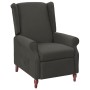 Sillón reclinable de tela gris oscuro de vidaXL, Sillones - Ref: Foro24-282207, Precio: 194,99 €, Descuento: %