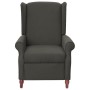 Sillón reclinable de tela gris oscuro de vidaXL, Sillones - Ref: Foro24-282207, Precio: 194,99 €, Descuento: %