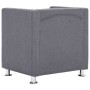 Sillón en forma de cubo de tela gris claro de vidaXL, Sillones - Ref: Foro24-282143, Precio: 159,59 €, Descuento: %