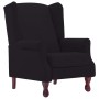 Sillón reclinable de tela negro de vidaXL, Sillones - Ref: Foro24-282210, Precio: 181,27 €, Descuento: %