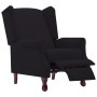 Sillón reclinable de tela negro de vidaXL, Sillones - Ref: Foro24-282210, Precio: 181,27 €, Descuento: %