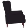 Sillón reclinable de tela negro de vidaXL, Sillones - Ref: Foro24-282210, Precio: 181,27 €, Descuento: %