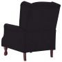 Sillón reclinable de tela negro de vidaXL, Sillones - Ref: Foro24-282210, Precio: 181,27 €, Descuento: %