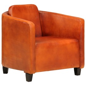 Cinnamon Brown Genuine Leather Armchair by vidaXL, Armchairs - Ref: Foro24-283762, Price: 245,58 €, Discount: %