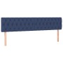 Cama box spring con colchón tela azul 200x200 cm de vidaXL, Camas y somieres - Ref: Foro24-3140327, Precio: 651,67 €, Descuen...