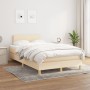 Cama box spring con colchón tela color crema 120x200 cm de vidaXL, Camas y somieres - Ref: Foro24-3140446, Precio: 394,82 €, ...