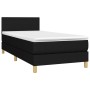 Cama box spring con colchón tela negro 100x200 cm de vidaXL, Camas y somieres - Ref: Foro24-3140435, Precio: 332,23 €, Descue...